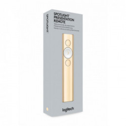 Logitech Spotlight puntatore wireless Bluetooth/RF Oro
