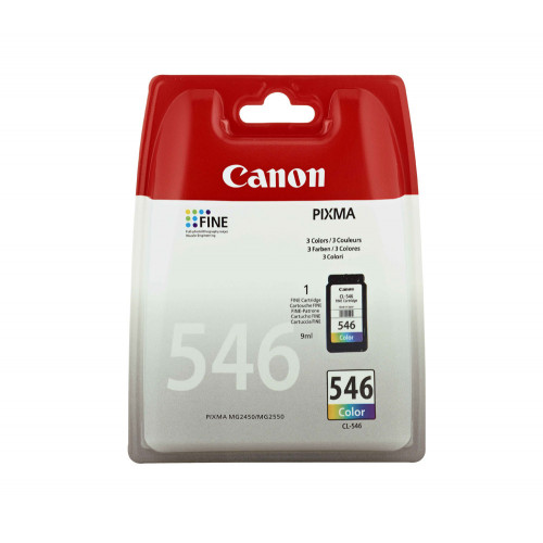 Canon CL-546 Originale Ciano, Magenta, Giallo 1...