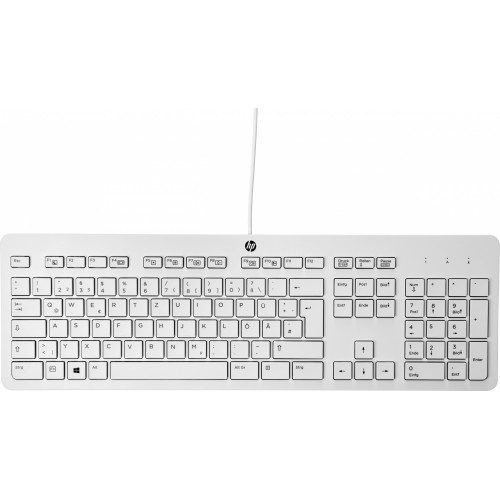 HP Tastiera sottile USB Business (grigio)