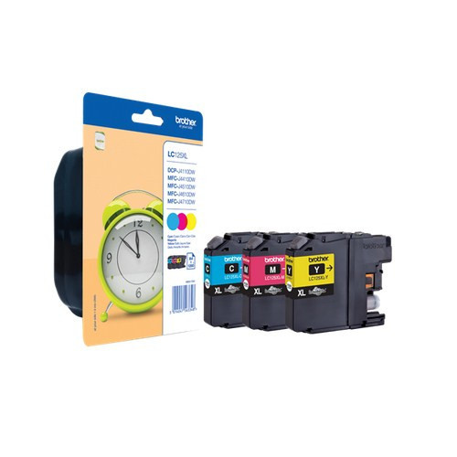 Brother LC-125XL Originale Ciano, Magenta,...