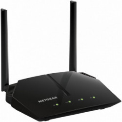 Netgear R6120 router wireless Dual-band (2.4 GHz/5 GHz) Fast Ethernet Nero