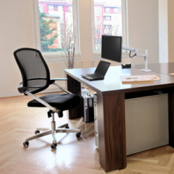 Ergotron LX Series 45-537-216 supporto da tavolo per Tv a schermo piatto 81,3 cm (32") Morsa Bianco