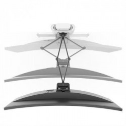 Ergotron TRACE 45-630-216 supporto da tavolo per Tv a schermo piatto 96,5 cm (38") Morsa Bianco