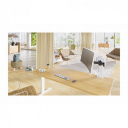 Ergotron TRACE 45-630-216 supporto da tavolo per Tv a schermo piatto 96,5 cm (38") Morsa Bianco