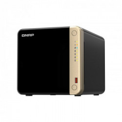 QNAP TS-464-4G server NAS e di archiviazione Tower Collegamento ethernet LAN Nero