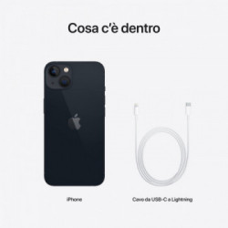 Apple iPhone 13 512GB Mezzanotte *ESTENSIONE GARANZIA3 3 ANNI IN PIU' in omaggio*