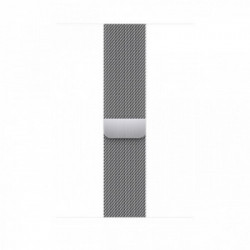 Apple Loop in maglia milanese color argento (45 mm)