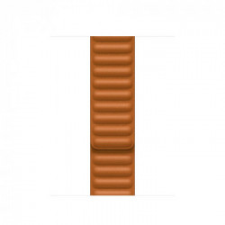 Apple Cinturino a maglie in pelle color nespola (41 mm) - S/M