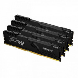 Kingston Technology FURY Beast memoria 128 GB 4 x 32 GB DDR4 3600 MHz