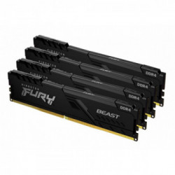 Kingston Technology FURY Beast memoria 128 GB 4 x 32 GB DDR4 3600 MHz