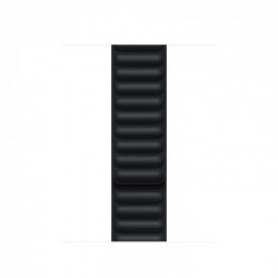 Apple Cinturino a maglie in pelle color mezzanotte (41 mm) - M/L