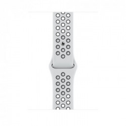 Apple Cinturino Nike Sport platino/nero (45 mm)