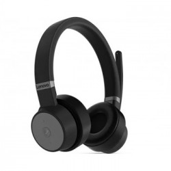 Lenovo Go Wireless ANC Auricolare Con cavo e senza cavo A Padiglione Ufficio USB tipo-C Bluetooth Nero