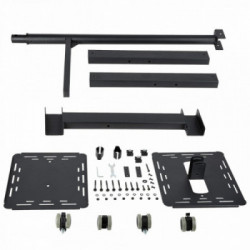 StarTech.com Supporto per proiettore e laptop mobile - Carrello portatile per proiettore resistente (2 ripiani, reggono 10kg