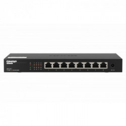 QNAP QSW-1108-8T switch di rete Non gestito 2.5G Ethernet (100/1000/2500) Nero