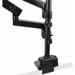 StarTech.com ARMDUALPIVOT supporto da tavolo per Tv a schermo piatto 81,3 cm (32") Morsa Nero