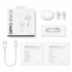 OPPO Enco Free2 Cuffia Auricolare Bluetooth Bianco