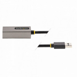 StarTech.com Adattatore USB Ethernet, Convertitore USB 3.0 a Ethernet 10/100/1000 Gigabit per Laptop, Cavo integrato 30 cm,