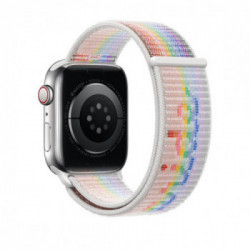 Apple Pride Edition Band Multicolore Nylon