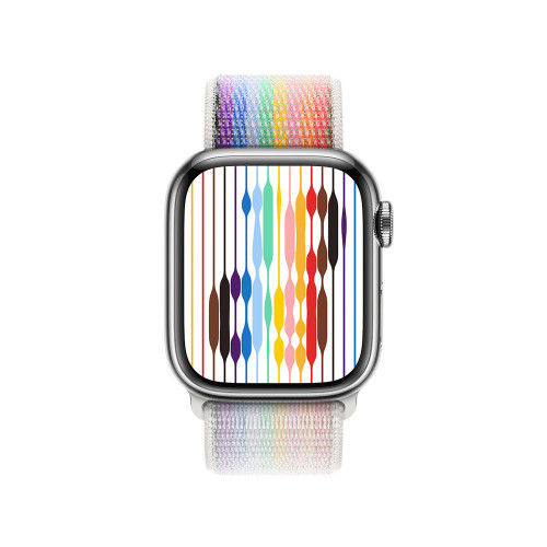 Apple Pride Edition Band Multicolore Nylon