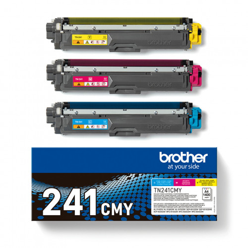Brother TN-241CMY cartuccia toner 3 pz...