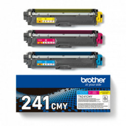 Brother TN-241CMY cartuccia toner 3 pz Originale Ciano, Magenta, Giallo