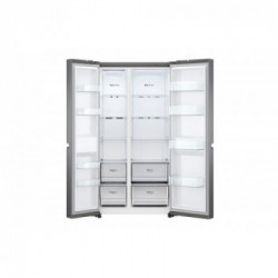 Lg GSBV70DSTM -Frigorifero Side by Side, 655 Litri, DoorCooling, No Frost, Inox, Classe F
