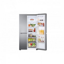 Lg GSBV70DSTM -Frigorifero Side by Side, 655 Litri, DoorCooling, No Frost, Inox, Classe F