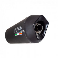 Scarico GPR Cagiva Navigator 1000 2000/05 Coppia Scarichi Omologati con Raccordo Furore Nero