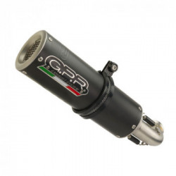 Scarico GPR Fantic Motor XEF 125 Competition 4t 2021/2022 e5 Scarico Omologato con raccordo M3 Black Titanium