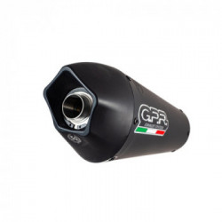 Scarico GPR Cf Moto 400 NK 2019/2020 e4 Scarico Omologato Catalizzato con Raccordo GP Evo4 Black Titanium