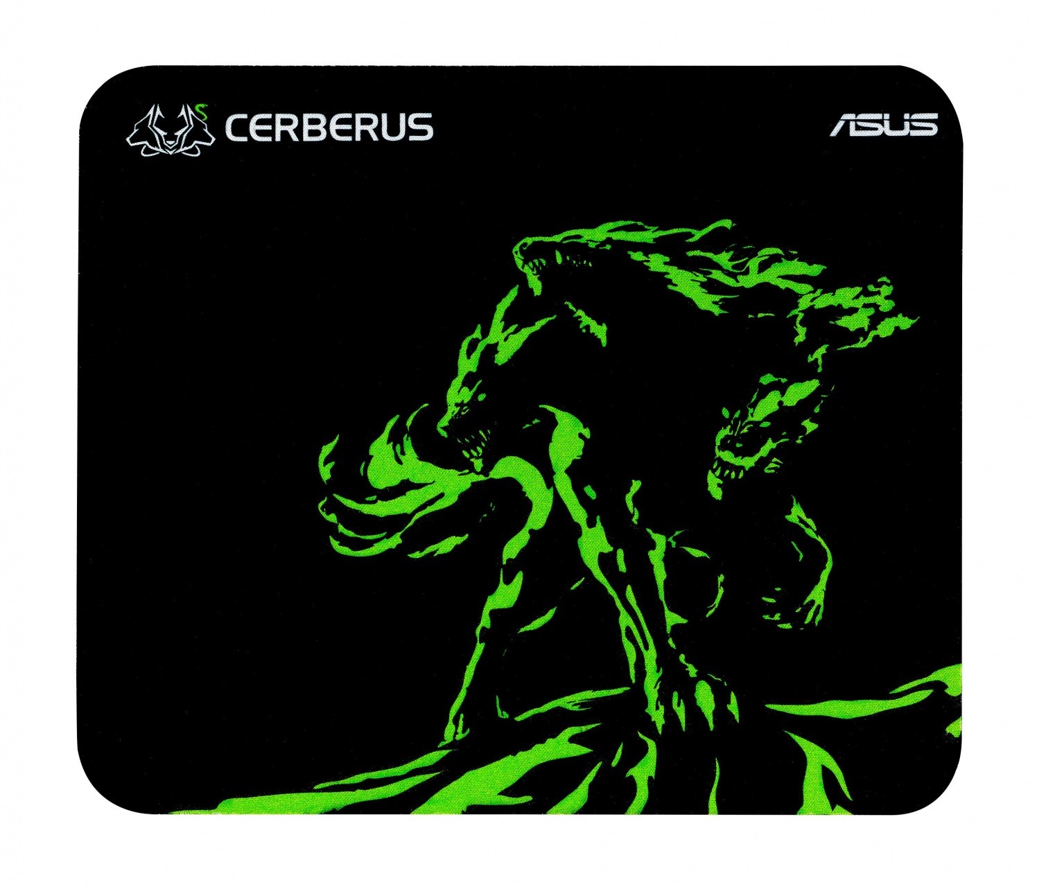 ASUS Cerberus Mat Mini Nero, Verde Tappetino per mouse per gioco da computer