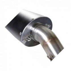 Scarico GPR Honda Silver Wing 400 - SW-T 2005/13 Scarico omologato con raccordo Furore Nero