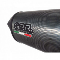 Scarico GPR Kawasaki Klx 300 R 1997/06 Scarico Omologato con Raccordo Furore Poppy