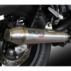Scarico GPR Honda Cmx 500 Rebel 2018/20 e4 Scarico Omologato con Raccordo Ultracone