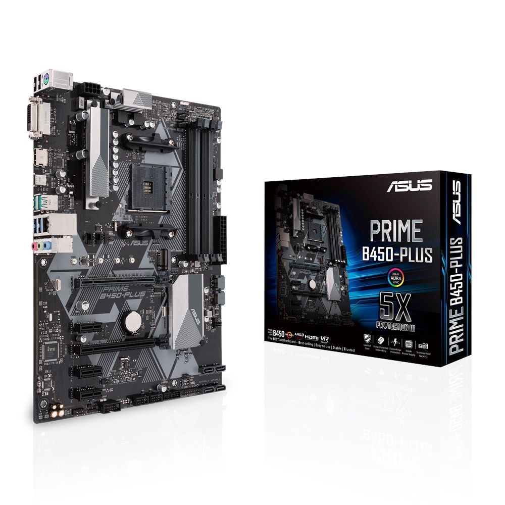 ASUS PRIME B450-PLUS Presa AM4 ATX AMD B450