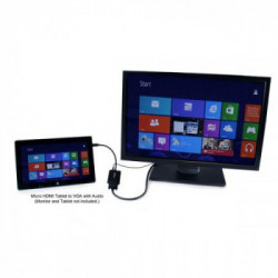 StarTech.com Adattatore convertitore Micro HDMI a VGA con audio per smartphone/ultrabook/tablet - 1920x1200