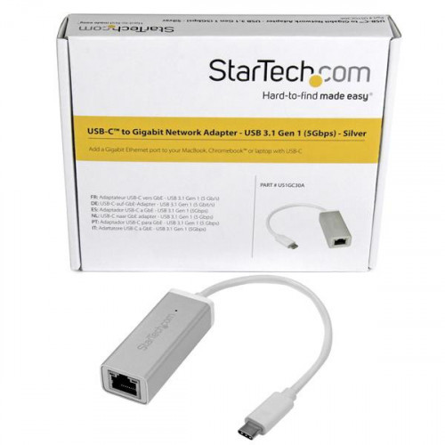 StarTech.com Adattatore di rete USB-C a RJ45...