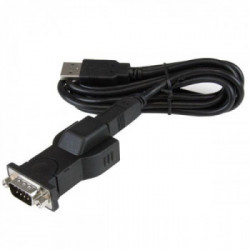 StarTech.com Cavo Adattatore 1 porta USB a Seriale RS232 / DB9 con cavo rimovibile USB A-B da 1,8m