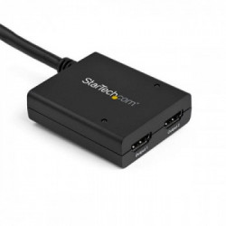 StarTech.com Sdoppiatore Splitter HDMI 4k 30hz 1x2 da 1 a 2 porte Alimentato con Adattatore o USB