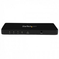 StarTech.com Sdoppiatore Splitter HDMI 4k 30hz 1x4 porte con custodia in alluminio