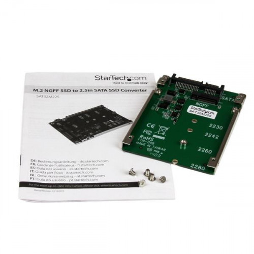 StarTech.com Convertitore adattatore SSD NGFF...