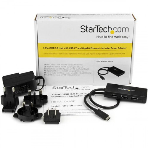 StarTech.com Hub USB 3.0 a 3 porte con USB-C e...