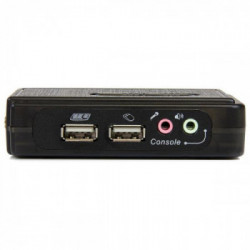 StarTech.com Switch KVM a 2 porte VGA USB con audio e cavi - Commutatore VGA USB a doppia porta