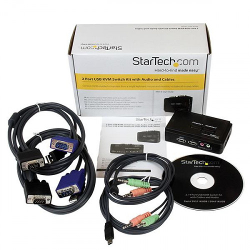 StarTech.com Switch KVM a 2 porte VGA USB con...