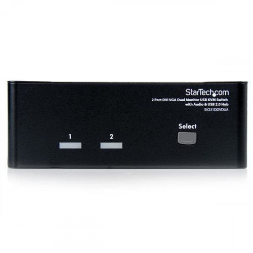 StarTech.com Switch KVM doppio monitor VGA DVI...