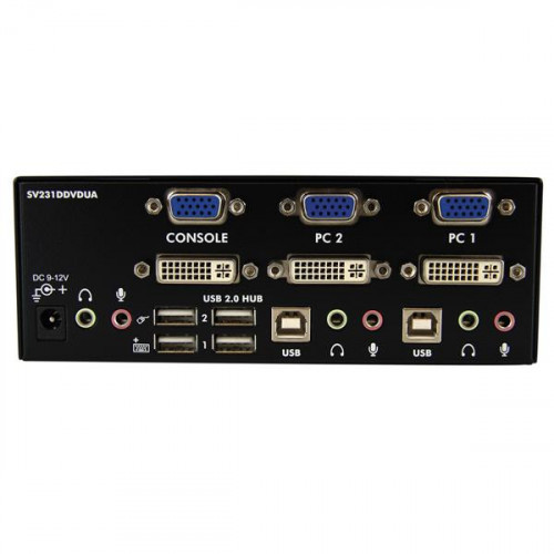 StarTech.com Switch KVM doppio monitor VGA DVI...