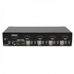 StarTech.com Switch KVM DisplayPort USB a 4 porte con audio