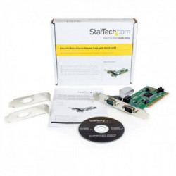 StarTech.com Scheda seriale PCI a 2 porte RS-232 con 16550 UART