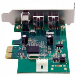StarTech.com Scheda adattatore PCI Express FireWire 2b 1a 1394 a basso profilo - 3 porte